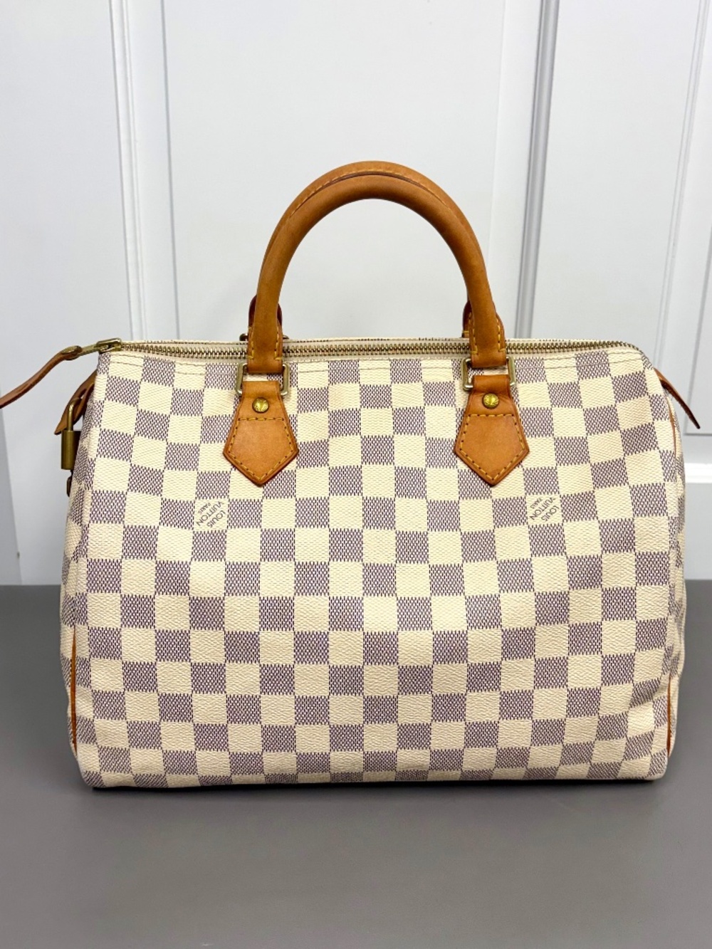 Louis Vuitton Damier Azur Speedy 30 Handbag